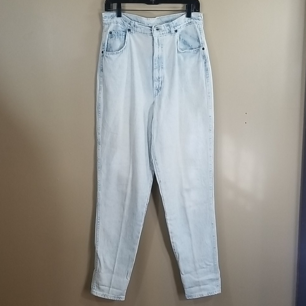 𝅺VINTAGE Chic acid wash Mom Jeans Tall - Picture 8 of 8